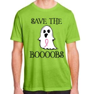 Save The Boooobs Breast Cancer Halloween Ghost Adult ChromaSoft Performance T-Shirt