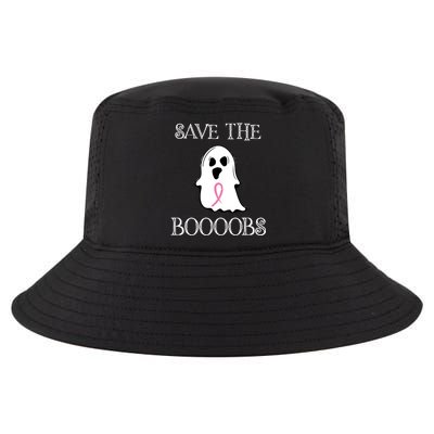 Save The Boooobs Breast Cancer Halloween Ghost Cool Comfort Performance Bucket Hat