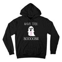 Save The Boooobs Breast Cancer Halloween Ghost Hoodie