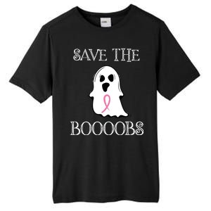 Save The Boooobs Breast Cancer Halloween Ghost Tall Fusion ChromaSoft Performance T-Shirt