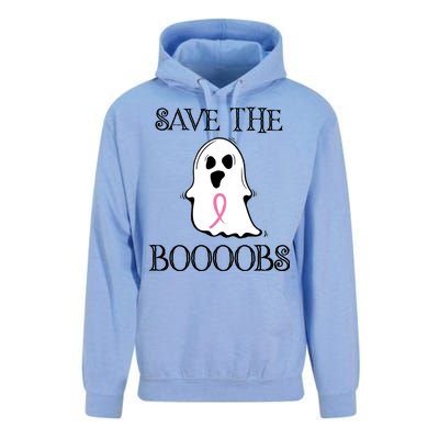 Save The Boooobs Breast Cancer Halloween Ghost Unisex Surf Hoodie