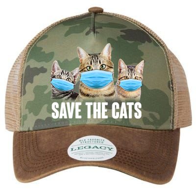 Save The Cats Face Mask Pandemic Legacy Tie Dye Trucker Hat