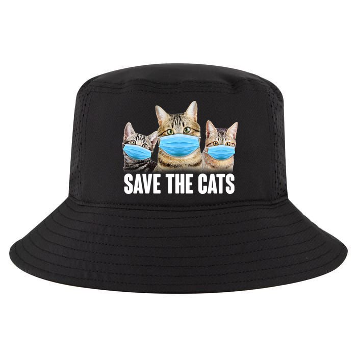 Save The Cats Face Mask Pandemic Cool Comfort Performance Bucket Hat