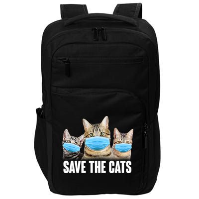 Save The Cats Face Mask Pandemic Impact Tech Backpack