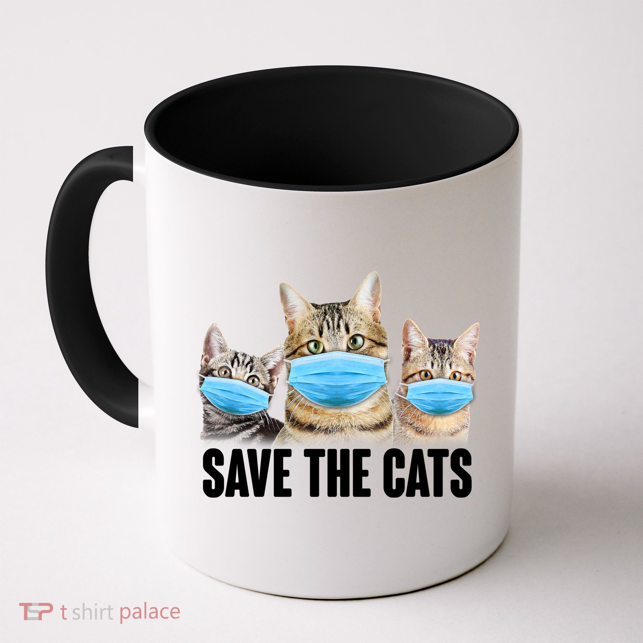 Save The Cats Face Mask Pandemic Mug