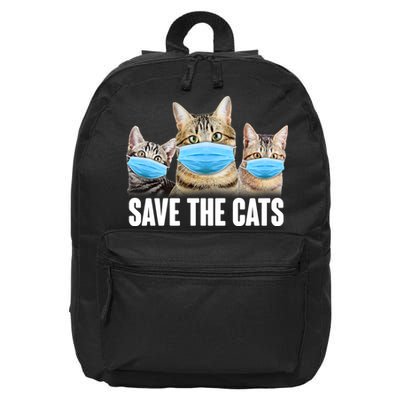 Save The Cats Face Mask Pandemic 16 in Basic Backpack