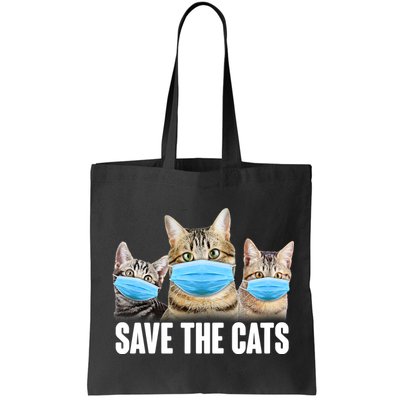 Save The Cats Face Mask Pandemic Bag