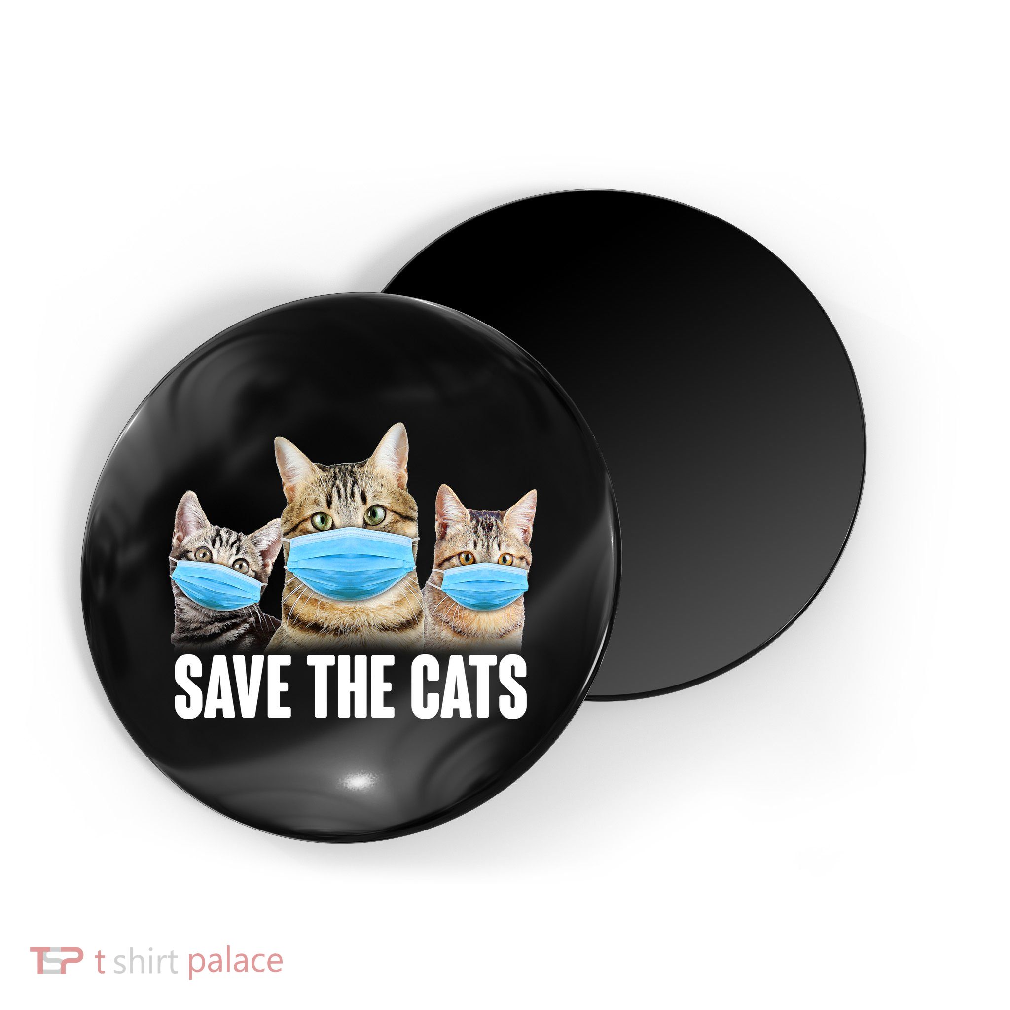 Save The Cats Face Mask Pandemic Magnet