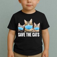 Save The Cats Face Mask Pandemic Toddler T-Shirt