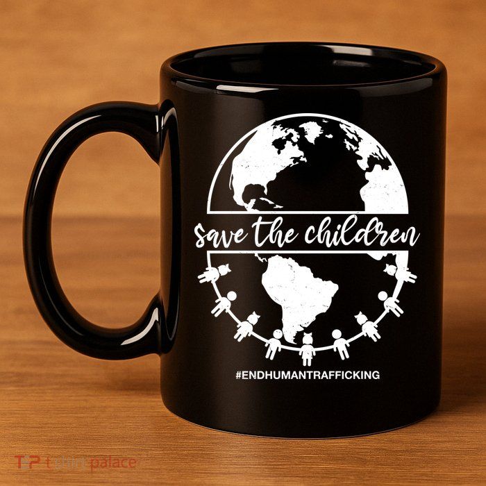 Save The Children End Human Trafficking 11oz C Handle Ceramic Mug