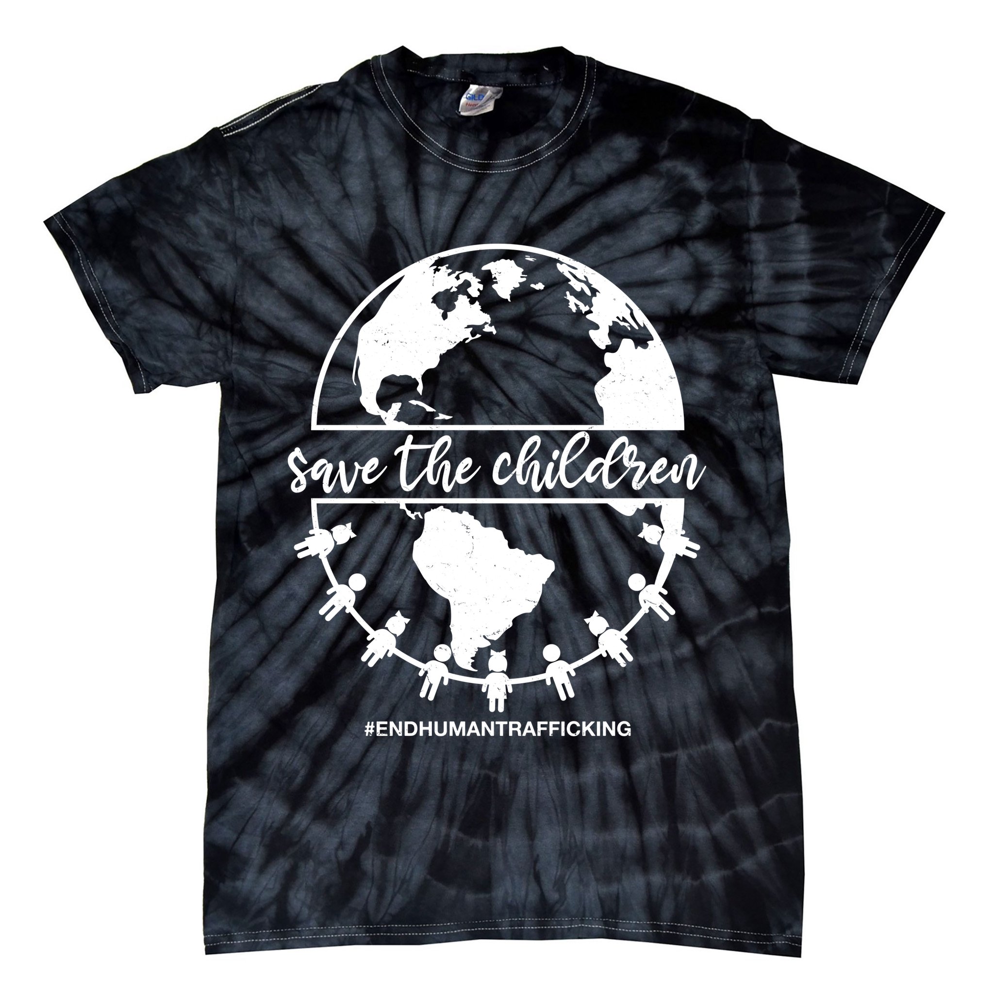 Save The Children End Human Trafficking Tie-Dye T-Shirt