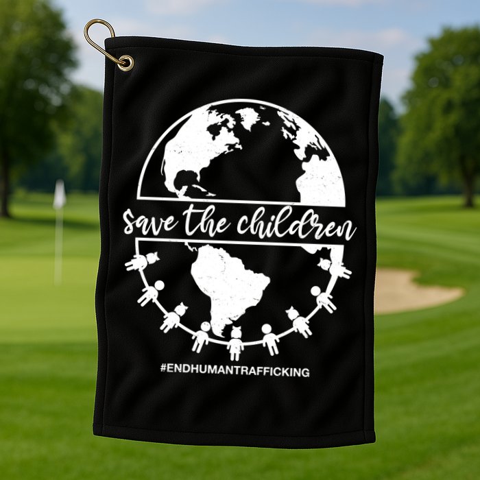 Save The Children End Human Trafficking Golf Towel