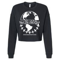 Save The Children End Human Trafficking Cropped Pullover Crew