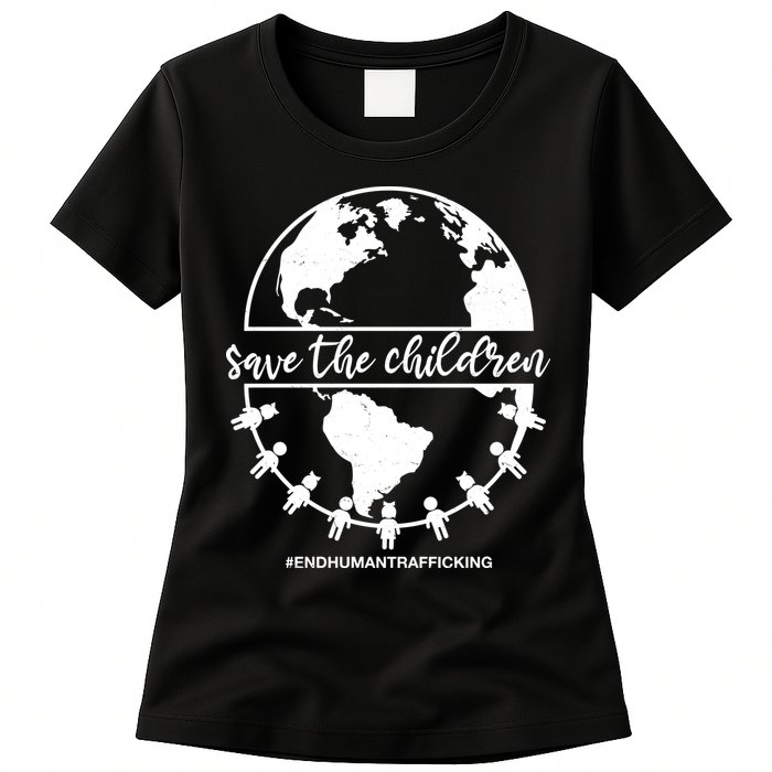 Save The Children End Human Trafficking Womens T-Shirt