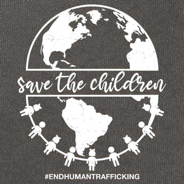 Save The Children End Human Trafficking Cotton Canvas Backpack