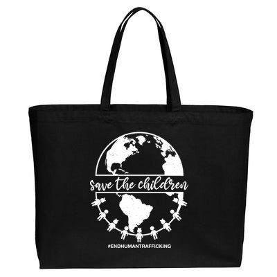 Save The Children End Human Trafficking Cotton Canvas Jumbo Tote