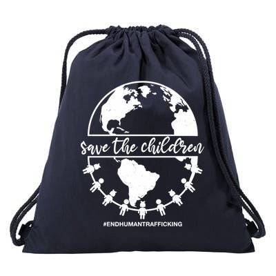 Save The Children End Human Trafficking Drawstring Bag