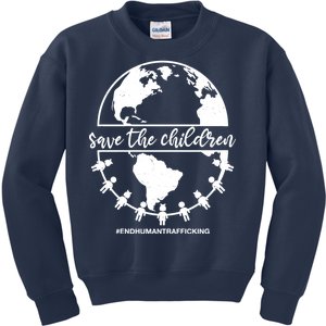 Save The Children End Human Trafficking Kids Sweatshirt