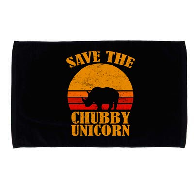 Save The Chubby Unicorn Distressed Sun Microfiber Hand Towel