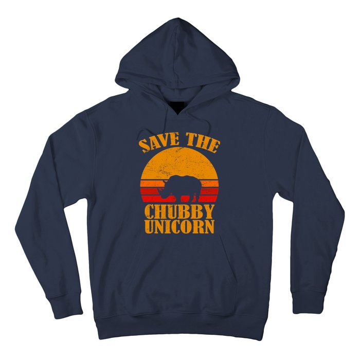 Save The Chubby Unicorn Distressed Sun Hoodie