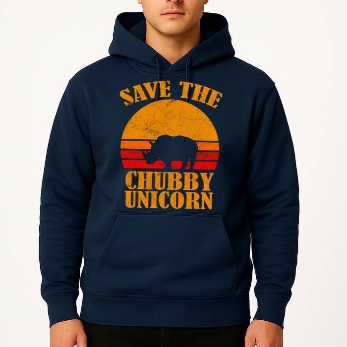 Save The Chubby Unicorn Distressed Sun Hoodie