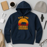 Save The Chubby Unicorn Distressed Sun Hoodie
