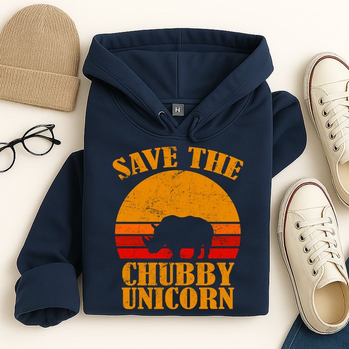 Save The Chubby Unicorn Distressed Sun Hoodie