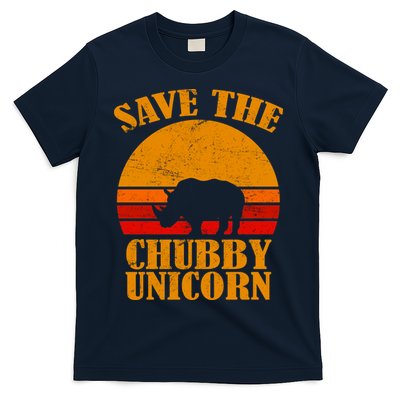 Save The Chubby Unicorn Distressed Sun T-Shirt