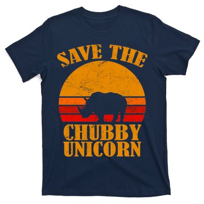 Save The Chubby Unicorn Distressed Sun T-Shirt