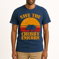 Save The Chubby Unicorn Distressed Sun Tall T-Shirt