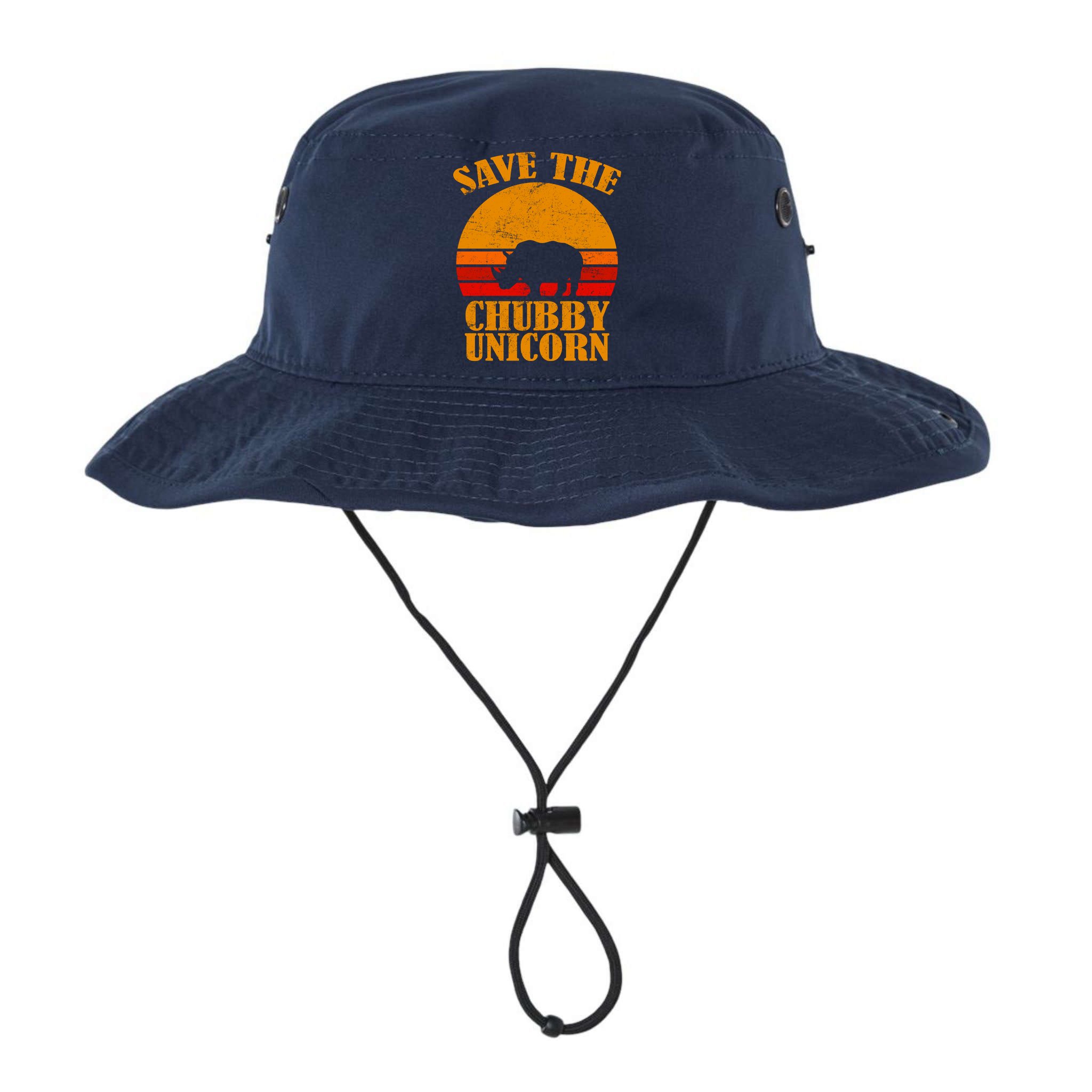 Save The Chubby Unicorn Distressed Sun Bucket Hat