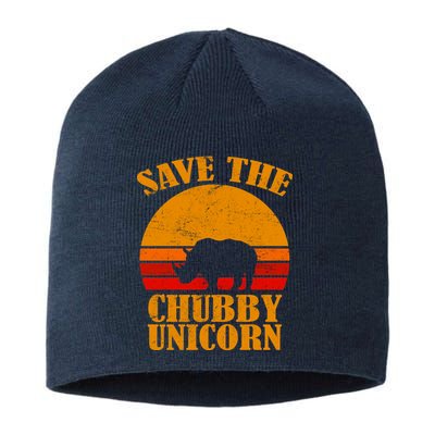 Save The Chubby Unicorn Distressed Sun Sustainable Beanie