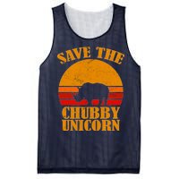 Save The Chubby Unicorn Distressed Sun Mesh Reversible Basketball Jersey Tank