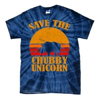 Save The Chubby Unicorn Distressed Sun Tie-Dye T-Shirt