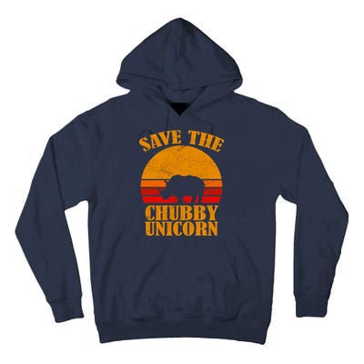 Save The Chubby Unicorn Distressed Sun Tall Hoodie