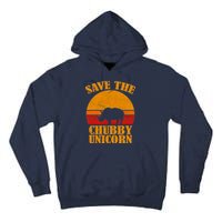 Save The Chubby Unicorn Distressed Sun Tall Hoodie