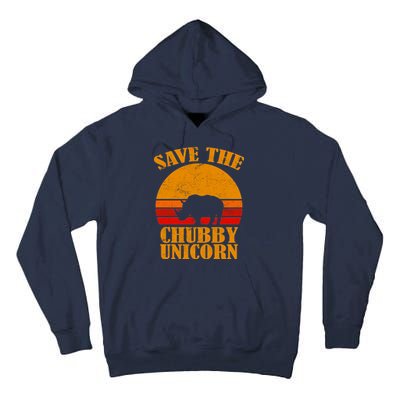 Save The Chubby Unicorn Distressed Sun Tall Hoodie