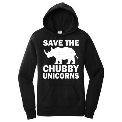Save The Chubby Unicorns Women's Pullover Hoodie