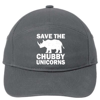 Save The Chubby Unicorns 7-Panel Snapback Hat