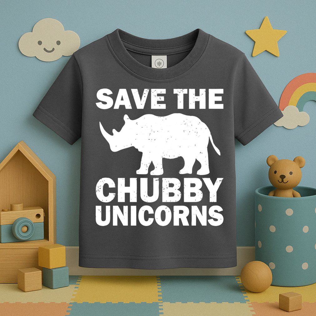 Save The Chubby Unicorns Toddler T-Shirt