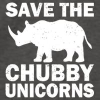 Save The Chubby Unicorns Vector Backpack