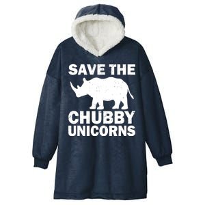 Save The Chubby Unicorns Hooded Wearable Blanket