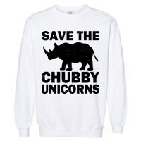 Save The Chubby Unicorns Garment-Dyed Sweatshirt