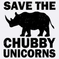 Save The Chubby Unicorns Garment-Dyed Sweatshirt