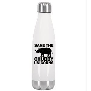 Save The Chubby Unicorns Stainless Steel Insulated Water Bottle