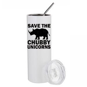 Save The Chubby Unicorns Stainless Steel Tumbler