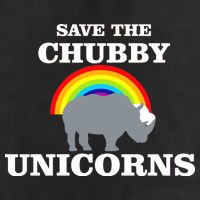 Save The Chubby Unicorns Rainbow Tumbler