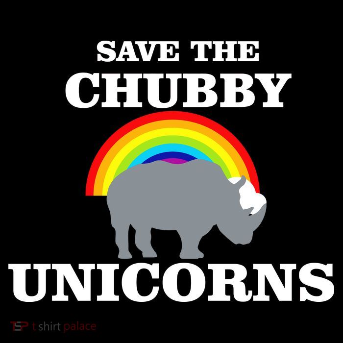 Save The Chubby Unicorns Rainbow Cropped Pullover Crew