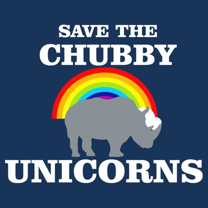 Save The Chubby Unicorns Rainbow Hoodie