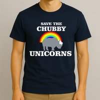 Save The Chubby Unicorns Rainbow T-Shirt